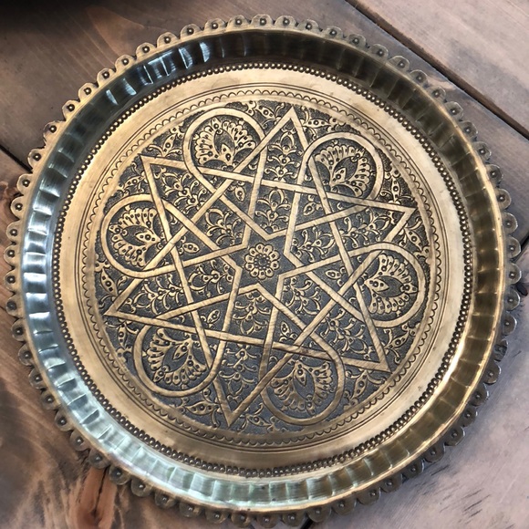 Brass Platters VINTAGE - Picture 2 of 8